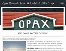 Tablet Screenshot of opaxmountain.com